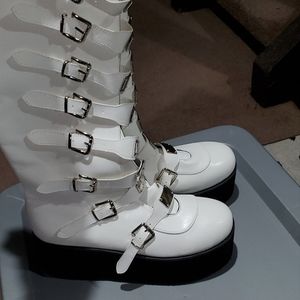 Unisex platform boots